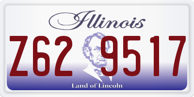 IL license plate Z629517