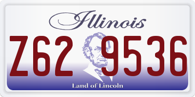 IL license plate Z629536