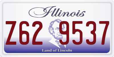 IL license plate Z629537