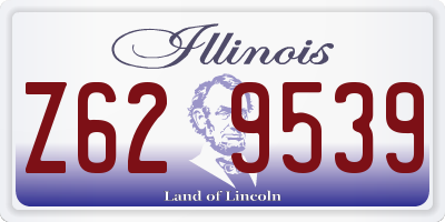 IL license plate Z629539