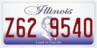 IL license plate Z629540