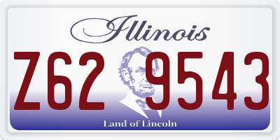 IL license plate Z629543