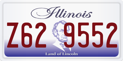 IL license plate Z629552