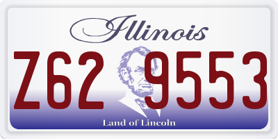 IL license plate Z629553
