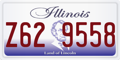 IL license plate Z629558