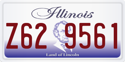 IL license plate Z629561
