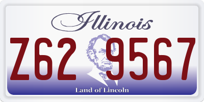 IL license plate Z629567