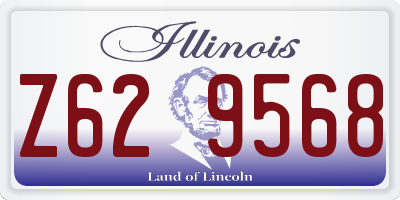 IL license plate Z629568