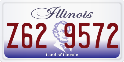 IL license plate Z629572