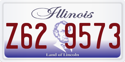 IL license plate Z629573
