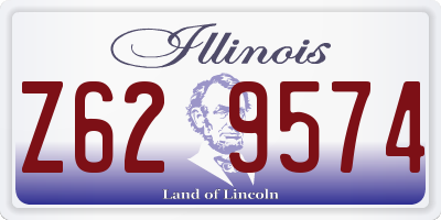 IL license plate Z629574