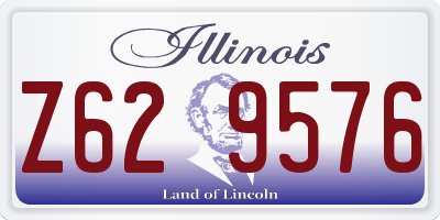 IL license plate Z629576
