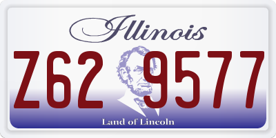 IL license plate Z629577