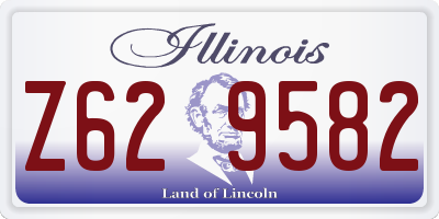 IL license plate Z629582