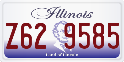 IL license plate Z629585