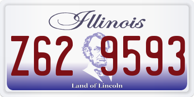 IL license plate Z629593