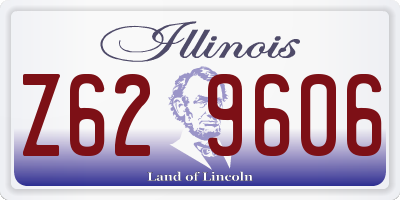 IL license plate Z629606