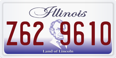 IL license plate Z629610