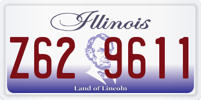 IL license plate Z629611