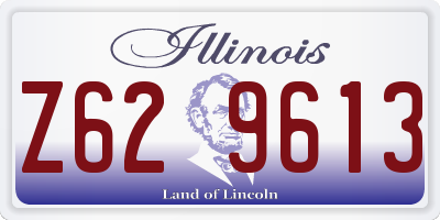 IL license plate Z629613