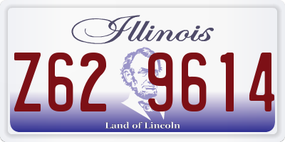 IL license plate Z629614