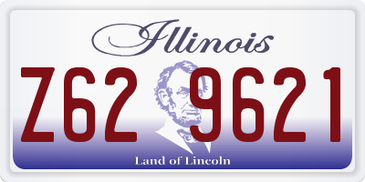IL license plate Z629621