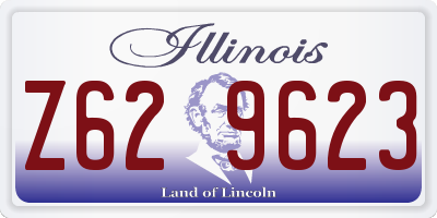 IL license plate Z629623