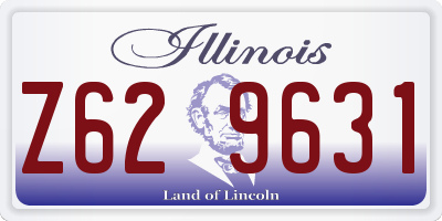 IL license plate Z629631
