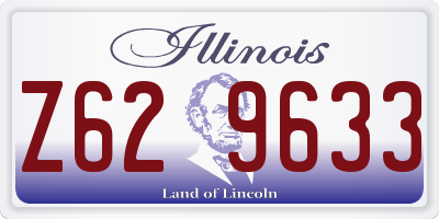 IL license plate Z629633