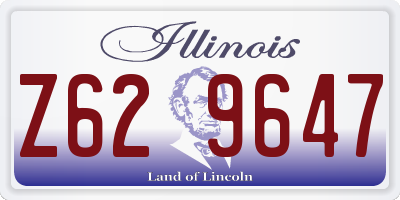 IL license plate Z629647