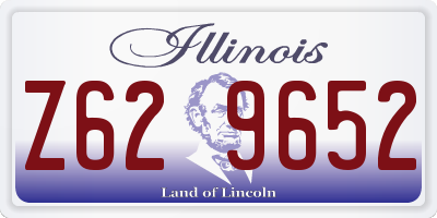 IL license plate Z629652