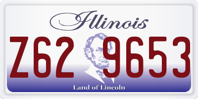 IL license plate Z629653