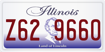 IL license plate Z629660