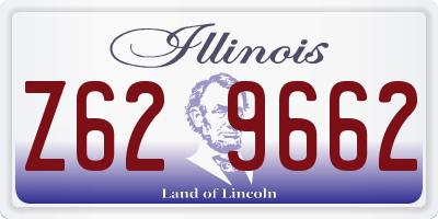 IL license plate Z629662
