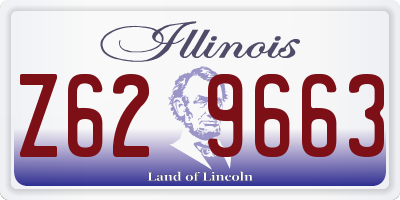 IL license plate Z629663