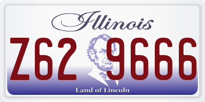 IL license plate Z629666