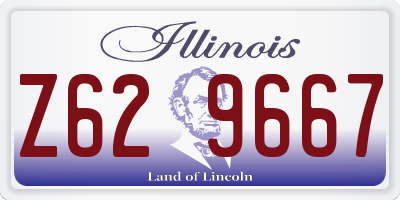 IL license plate Z629667