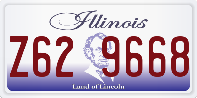 IL license plate Z629668