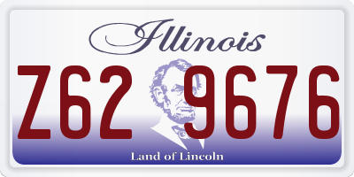 IL license plate Z629676