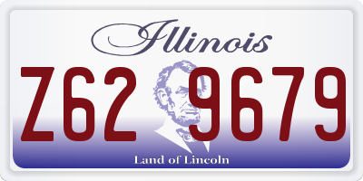 IL license plate Z629679