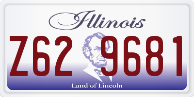 IL license plate Z629681