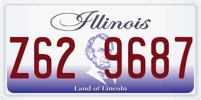 IL license plate Z629687