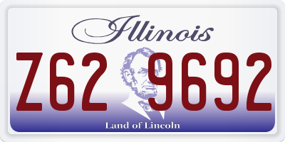 IL license plate Z629692