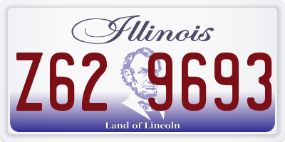IL license plate Z629693