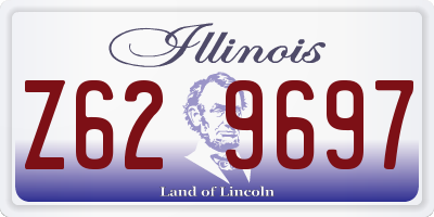 IL license plate Z629697