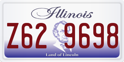 IL license plate Z629698