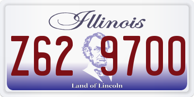 IL license plate Z629700