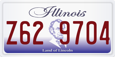 IL license plate Z629704