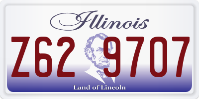 IL license plate Z629707
