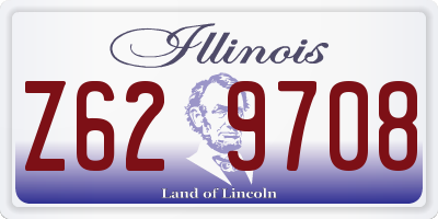 IL license plate Z629708